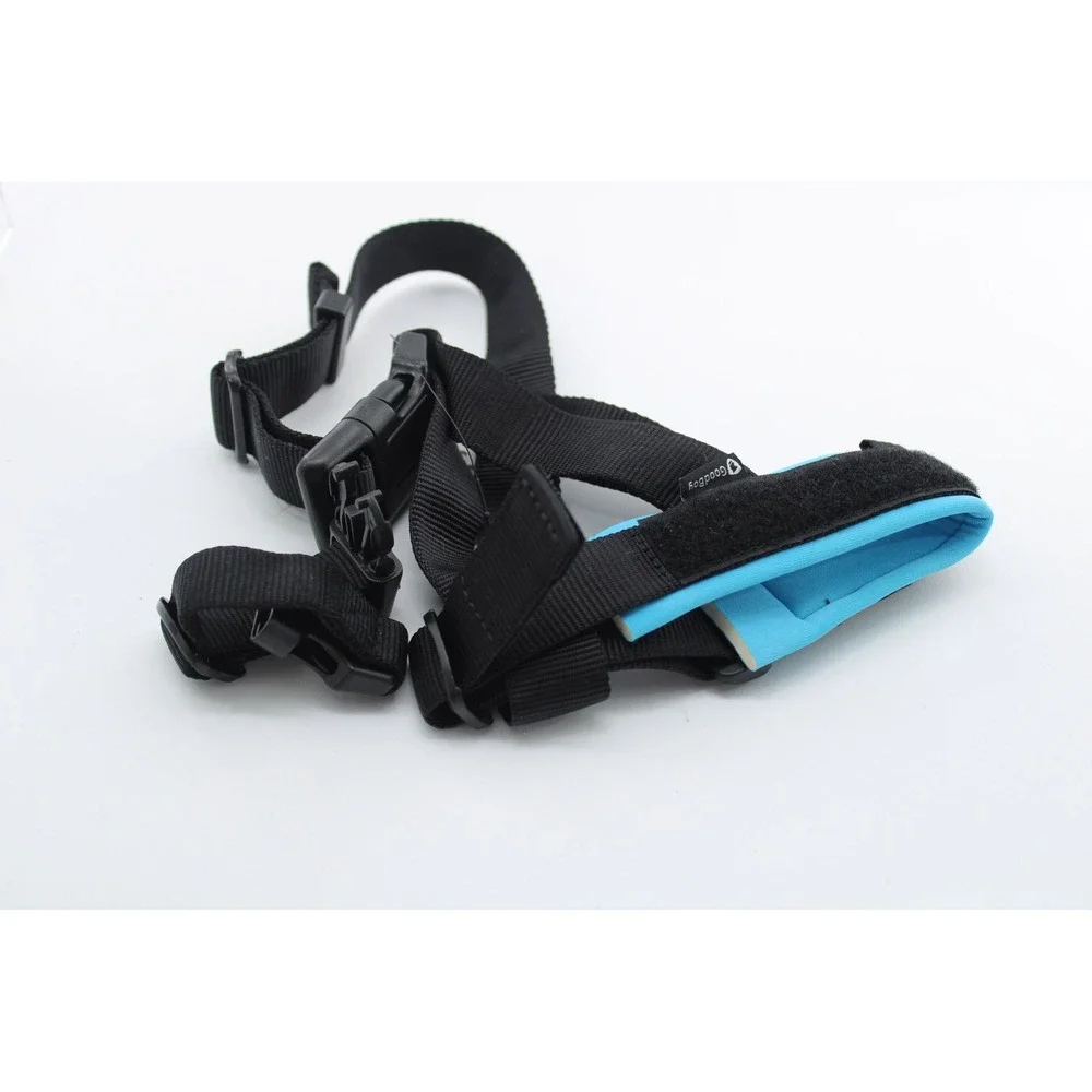 GoodBoy Dog Muzzle Blue Neoprene Padded Adjustable Soft Nylon Size Medium M